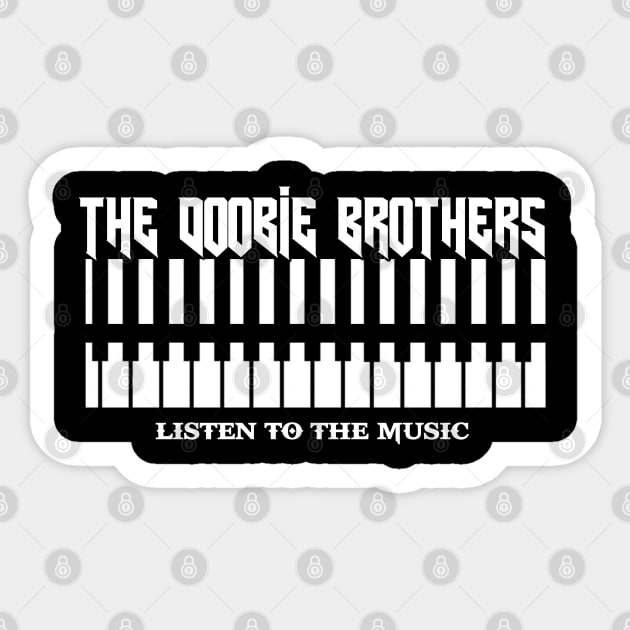 Piano The doobie Brothers Sticker by Halloween_House